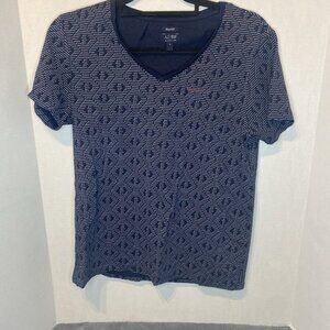 Armani Jeans T-shirt Women’s S Regular Fit Shirt Sleeve Designer Blue Casual